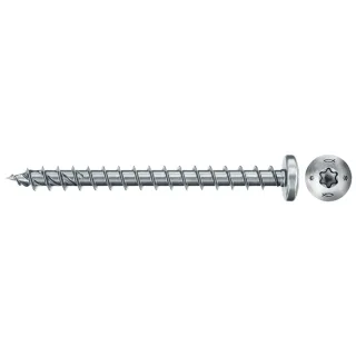 Fischer Spanplattenschraube 5,0x70 PowerFast FPF II PTF BC, Panhead, Innenstern TX, Vollgewinde - 670646