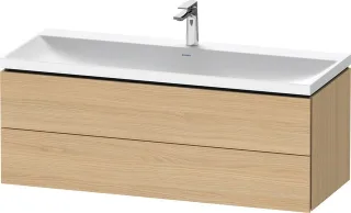 Duravit L-Cube c-shaped Set wandhängend Natur Eiche Matt 1200x480x480 mm - LC6953O30300000 LC6953O30300000