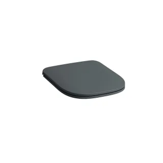 LAUFEN WC-Sitz+Deckel MEDA SLIM m. Absenkautom. abnehmbar graphit matt, H8911157580001 H8911157580001