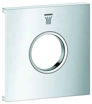 GROHE Metallplatte Grohtherm Aqua Tiles 107174, Symbol: Kopfbrause 6 chrom, 1071740000 1071740000