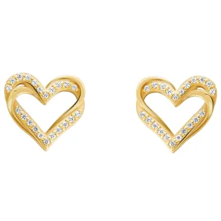 Orphelia 'Cecilia' Ohrstecker für Damen, 925 Sterlingsilber, Gold ZO-7584/G