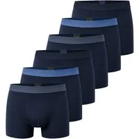 Schiesser Retro Boxer 6er Pack 95/5 Cotton (Spar-Set, 6-St) Retro Short / Pant - Baumwolle - ohne Eingriff - Atmungsaktiv