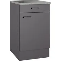 OPTIFIT Unterschrank OPTImulti Breite 50 cm, Tiefe 60 cm, mit 1 Tür, 1 Schubkasten, 1 Einlegeboden