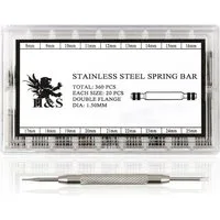 H&S Uhrenarmband H&S 360 Uhrenarmband Stifte Set mit Federsteg-Entferner