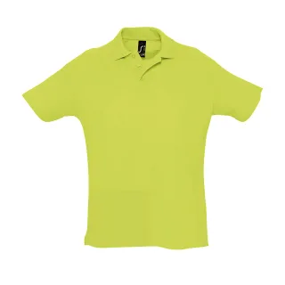 SOLS Herren Sommer II Pique Kurzarm-Poloshirt (Apfelgrün)