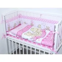 Primawela Beistellbett Baby Bettwäsche für Beistellbett mit Nestchen Spannbettlaken 6 teilig