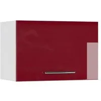 Vicco Hängeschrank Fame-Line, Bordeaux Hochglanz/Weiß, 60 cm Flach (1-St)