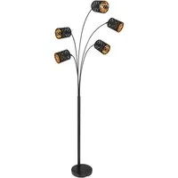 GLOBO LIGHTING Stehlampe CLARKE, ohne Leuchtmittel, Stehleuchte, Wohnzimmer, Design Leuchte