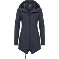 Ragwear Sweatjacke Wingi Sportliche Damen Kapuzenjacke mit kuschelig weichem Innenleben