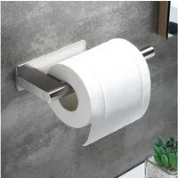 LuxusKollektion Toilettenpapierhalter Toilettenpapierhalter Ohne Bohren Selbstklebend Edelstahl Silber