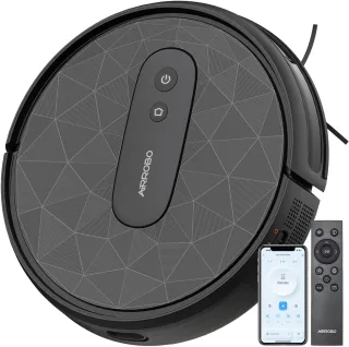 AIRROBO P20 Saugroboter [Laufzeit 120 Minuten 06 Liter 35  Watt] schwarz