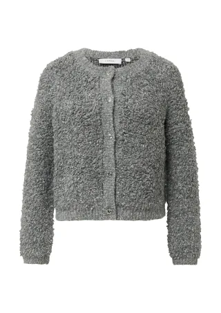 comma - Strickjacke grau - Gr. - 40