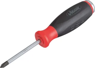 VIGOR Kreuzschlitz-Schraubendreher mit Schlagkappe - V3601