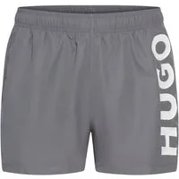 HUGO Badeshorts ABAS seitlich mit großem HUGO Logo-Print
