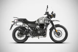 Sport Auspuff ZARD Low BLACK Royal Enfield Himalayan 411 / Scram Bj.2021-2023 eintragungsfrei EURO-5