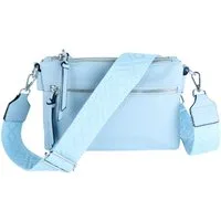 MIRROSI Umhängetasche Damen, Veganleder Crossbody Tasche Bag, Schultertasche (Extra dünnes Design mit einem 5 cm breiten Tragegurt, 24,5x17x3cm (BXHXT), gemusterten & verstellbaren Schulterriemen