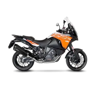 LeoVince Sportauspuff LV-12 Edelstahl BLACK KTM 1290 Super Adventure /R/S/T Bj.2015-2020 EURO3/4 ABE