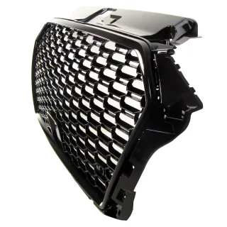 Kühlergrill Sportgrill Wabengrill Grill Schwarz Glanz für Audi A3 8V Facelift ab 2016-