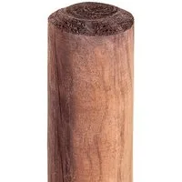 HaGa Zaunpfosten Holzpalisade 8cmØ x 50cm Höhe Holzpfahl 1 St, Baumpfahl Zaunpfahl Zaunbau witterungsbeständig