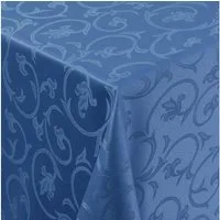 Moderno Tischdecke Tischdecke Stoff Damast Barock Jacquard Ranken Design mit Saum, Eckig 80x80 cm