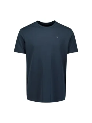 No Excess - Basic T-Shirt mit Rundhals blau - Gr. - XXL