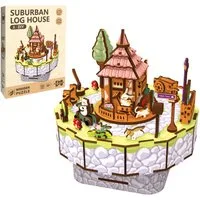 Esun 3D-Puzzle 3D Holz Musikbox und Musik Holzpuzzle Modellbausatz für Erwachsene, 99 Puzzleteile, DIY Modellbau, Basteln, Wohnkultur, Geschenk