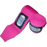BAY-Sports Boxbandagen Kinder 1,5 m Box-Bandagen Handbandagen Kids pink