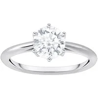 THOMAS SABO Fingerring Schmuck Silber 925 Ring Solitär, mit Zirkonia (synth)