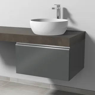 Sanipa Waschtischunterbau mit Auszug 2morrow (L2321) 340x600x520 Anthrazit-Glanz, L232179 L232179