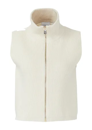 comma - Strickjacke creme - Gr. - 40