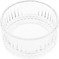 Almina Schale Elisa Glasschalen-Set 6-Teilig Transparent mit Riffle Design 300 ml, Glas, (6-tlg)