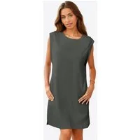 Imily Bela Minikleid Damen Ärmellose Basic T-Shirt Kleider mit Taschen (Packung, 1-tlg., 1per-Pack) einfarbig
