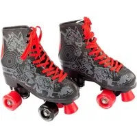 FunTomia Rollschuhe Rollschuhe/Discoroller Größen 30-42 Rollerskates Retro Disco