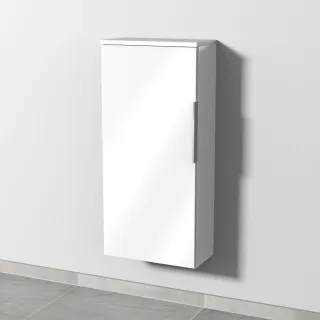 Sanipa 3way Mittelschrank mit 1 Tür, Weiß-Glanz, UF17078 UF17078
