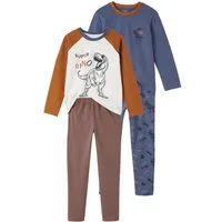 vertbaudet Schlafanzug Jungen Schlafanzüge, Dinos 2er-Pack