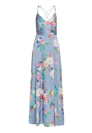 VM by Vera Mont - Abendkleid Blue/Rosé - Gr. - 34