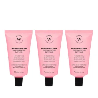 3 x DRAGONFRUIT & BHA TROPICAL DETOX TONER MASKE 50ml