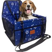 Petsation Hunde-Autositz Waschbarer Hundesitz Auto – Sicher, Stabil, Für Rückbank & Vordersitz, Oxford, Waschbar, Stabil, Vordersitz und Rücksitz