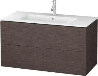 Duravit L-Cube Waschtischunterbau wandhängend Eiche dunkel gebürstet Matt 1020x481x550 mm - LC624207 LC624207272
