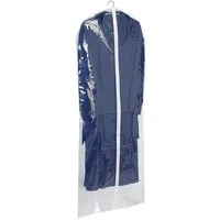 WENKO Kleidersack Transparent (Set, 10 St) Kleiderschutzhülle mit Reißverschluss, ideal auf Reisen, abwaschbar
