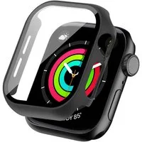 Tec-Expert Smartwatch-Hülle Hülle mit integriertem Displayschutz für Apple Watch 10 / 11 42 mm 42 mm, Rundum Schutz Cover Case Bumper stoß-und kratzfest robust