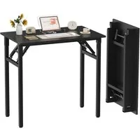 JEOBEST Klapptisch Keine Montage Erforderlich Schreibtisch Klappschreibtisch 80 x 50 cm, (1-St., 1 Schreibtisch), Klappbar, Schmal, Platzsparend