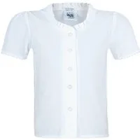 Isar-Trachten Trachtenbluse Mädchen Bluse - VINIA - weiß