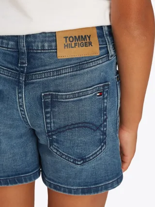 Tommy Hilfiger Shorts "NORA SHORT" in blauer Waschung