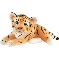 BRUBAKER Kuscheltier Tiger - 30 cm Stofftier - Baby Plüschtier (1-St., Raubkatze Liegend), Kinder Plüsch Spielzeug