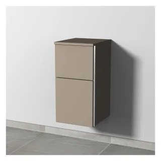 Sanipa 3way Unterschrank mit 2 Auszügen, Sandgrau-Matt, BS14267 BS14267
