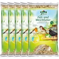 Dehner Natura Premium Wildvogel Fett- und Weichfutter, 12.5 kg, Hauptfutter für: Wildvogel, hochwertiges Vogelfutter mit hohem Ölgehalt