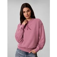 Calvin Klein Jeans Sweatshirt LS MONOLOGO FRENCH TERRY RLXD CR, Logoschriftzug