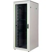 Netzwerkschrank Unique Serie - 800x1000 mm (BxT), IT-Schrank hellgrau, 42 Höheneinheiten