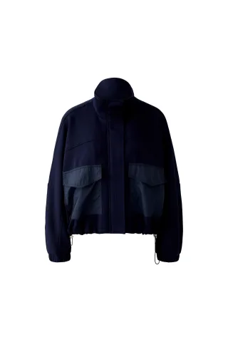 Oui - Jacke Scuba Qualität darkblue - Gr. - 36
